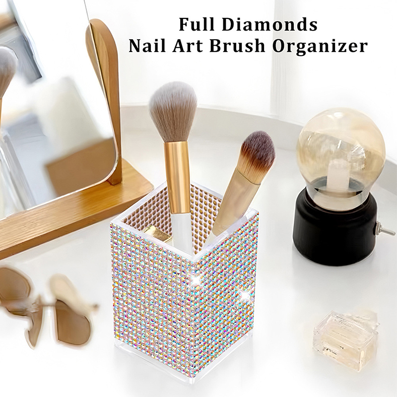 Desk Setup Equipment - 【M】Bling Penhouder met 3 slots Potloodhouder