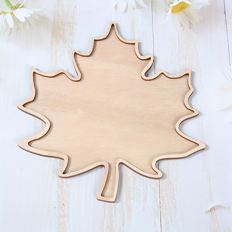 Desk Setup Design - 1pc decoratief dienblad, Thanksgiving Day houten