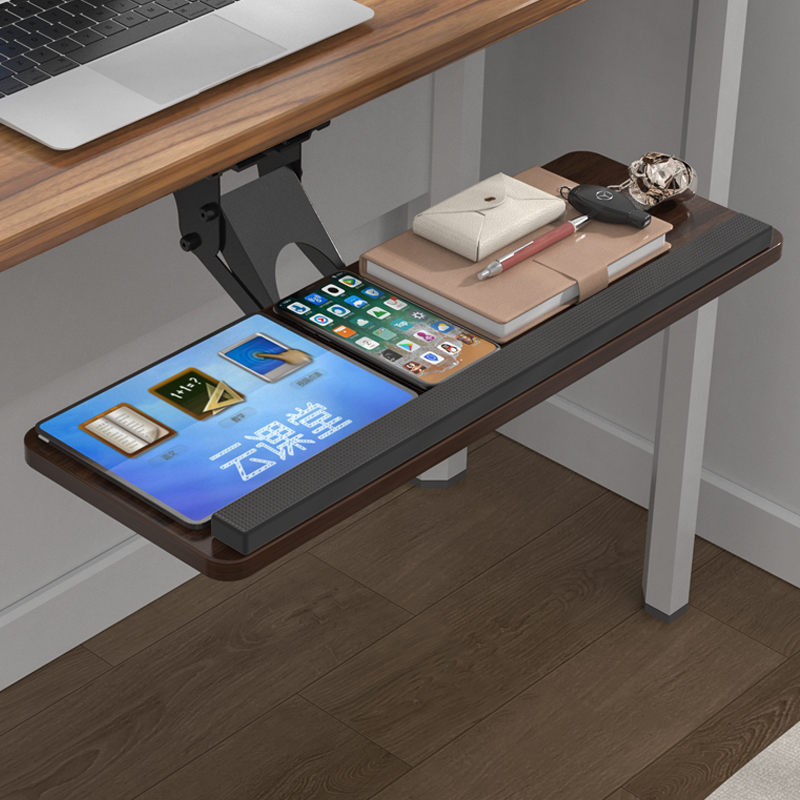 Desk Setup With Keyboard Tray - ‌ Ergonomische onderbureaublad toetsenbordlade met draaibare