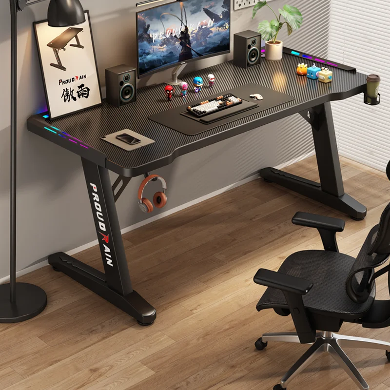 Desk Setup For Laptop And Monitor - Gamingconsole Computerbureaus Pc-setup Notebook Koffie Muismat