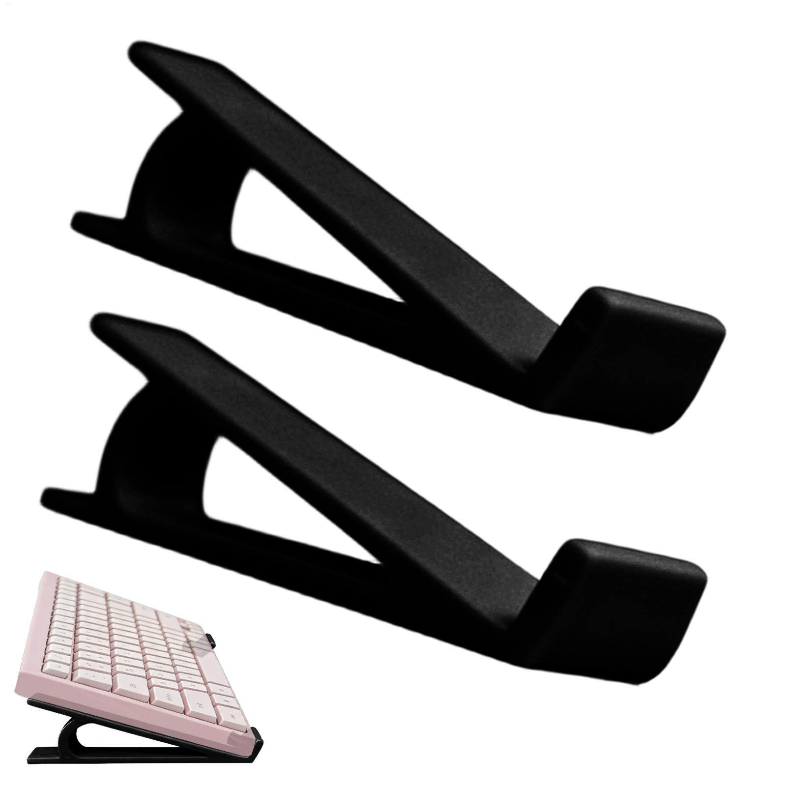 Desk Setup Riser - Ergonomische antislip toetsenbordverhoger 2 stuks draagbare