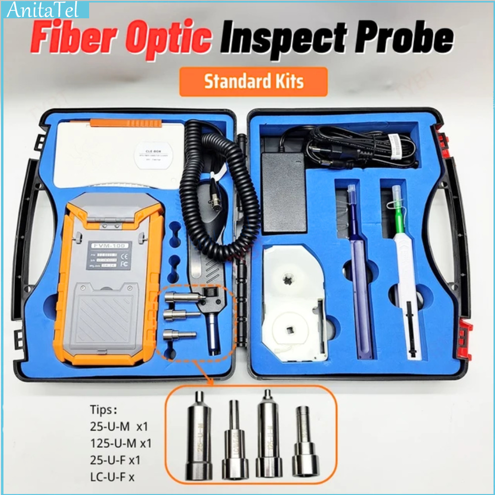 Monitor Cleaning Kit - FVM glasvezelinspectiemicroscoopsonde ondersteunt UPC en APC