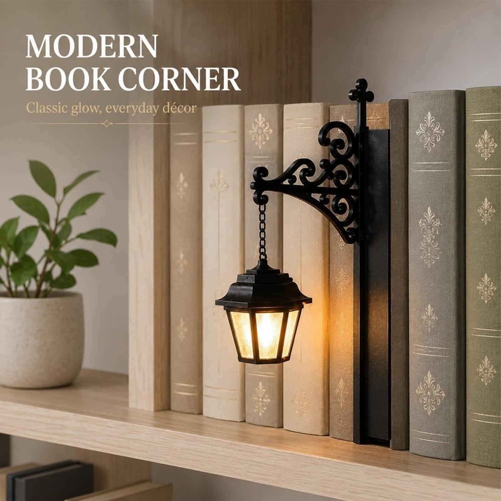 Desk Setup Vintage - Boekenplanklamp Vintage LED Warme Lantaarn Decoratie
