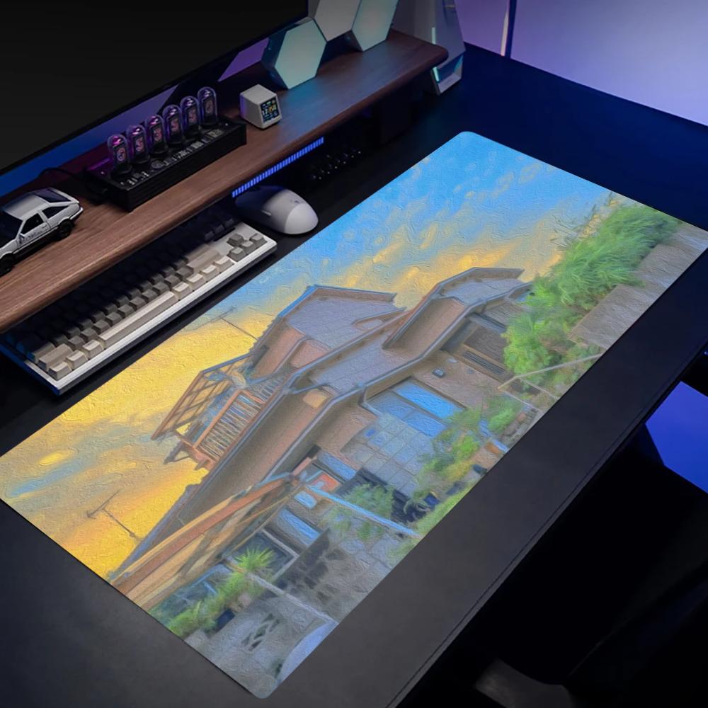 Stedelijk straatscène olieverf - Desk View Setup recensie en prijs