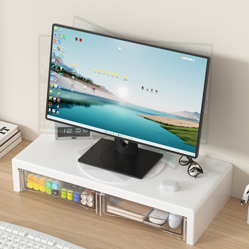 2-laags monitorstandaard, kuns - Desk Setup Riser recensie en prijs