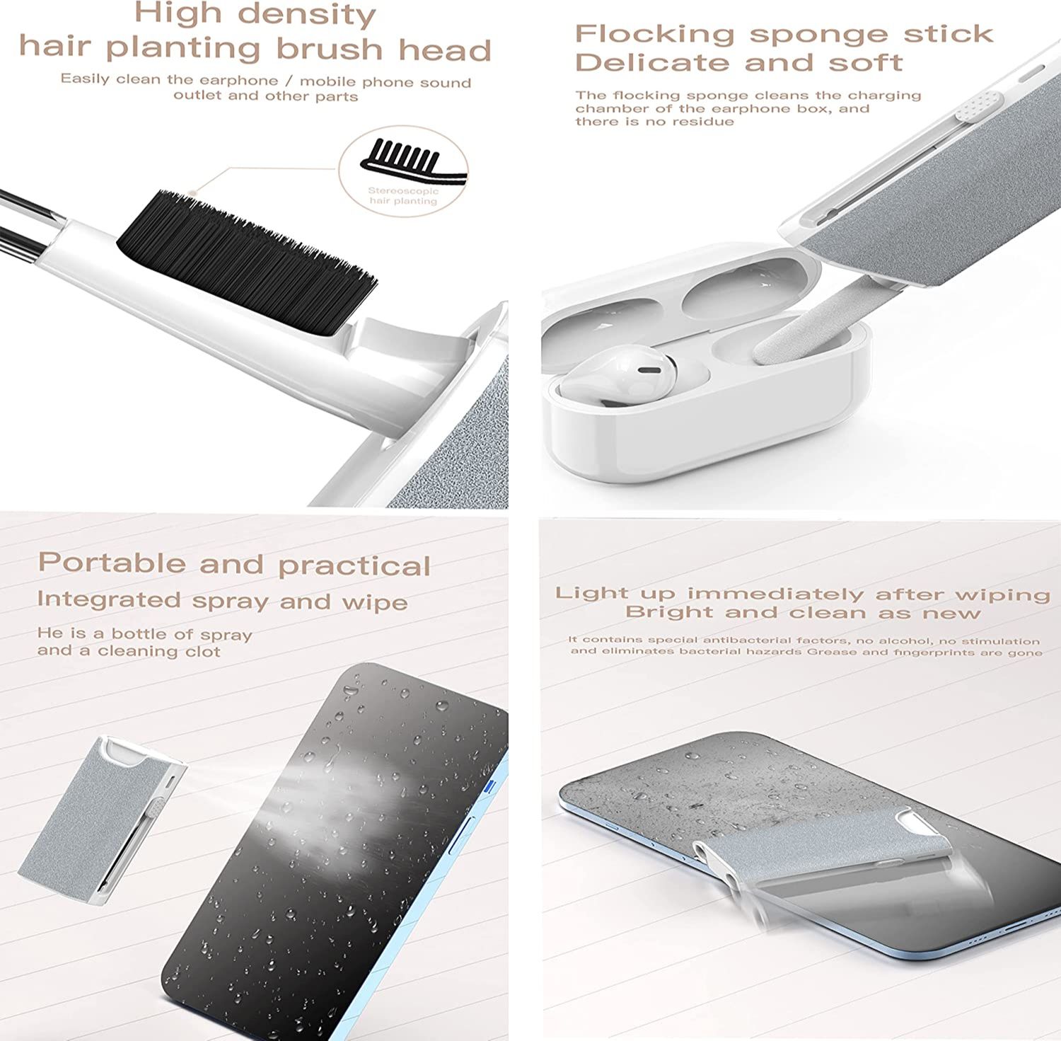 5-in-1 oortelefoonreiniger Bor - Monitor Cleaning Kit recensie en prijs