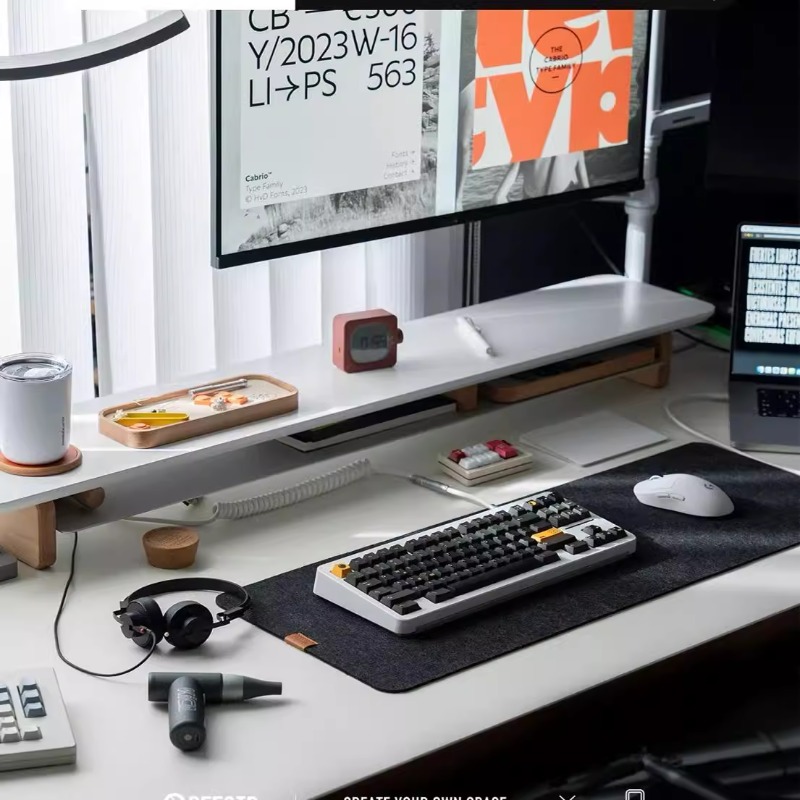Moderne monitorverhoger, ergon - Desk Setup For Laptop And Monitor recensie en prijs