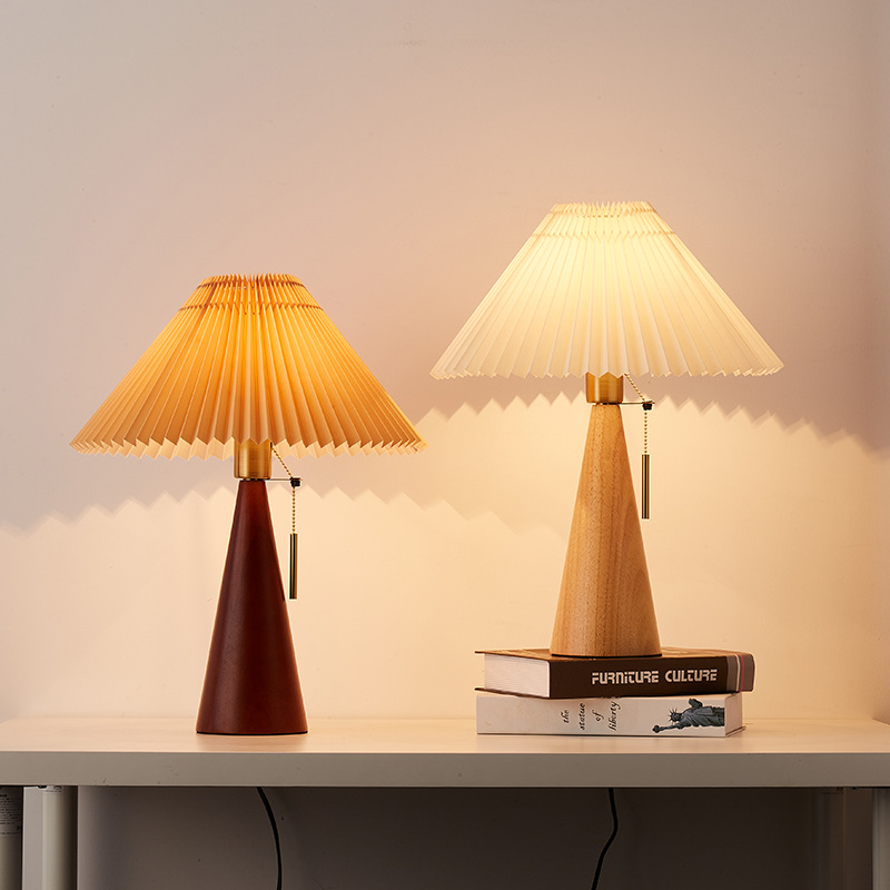 Retro massief houten tafellamp - Desk Setup Vintage recensie en prijs