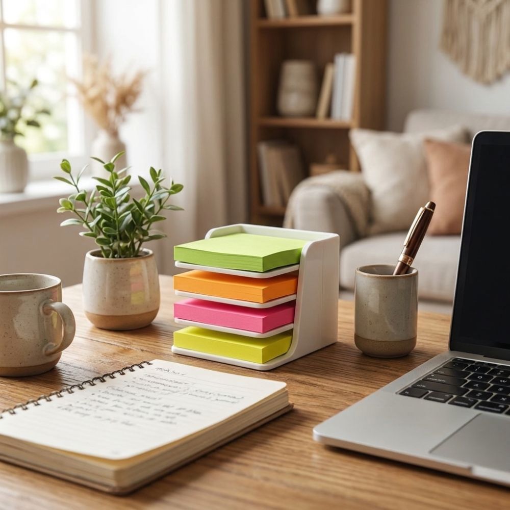 Stapelbare klevende notitiehou - Sticky Memo Holder recensie en prijs