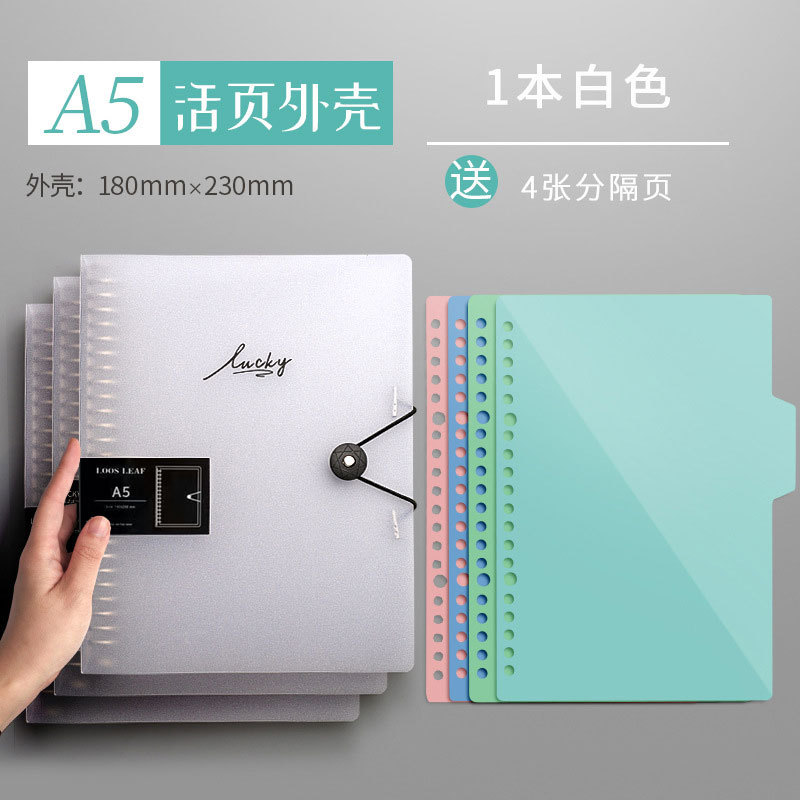 A4 metalen clip losbladig boek - Ring Binder Box recensie en prijs