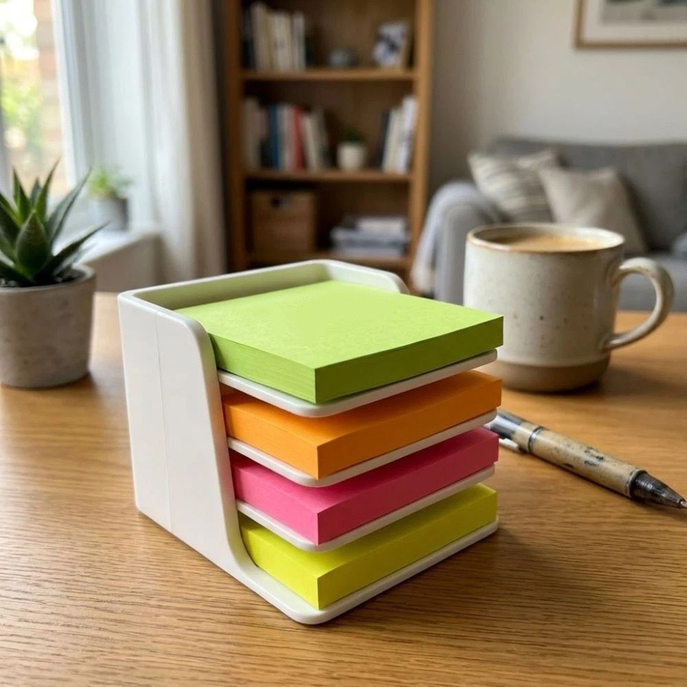 Stapelbare notitiehouder met l - Sticky Memo Holder recensie en prijs