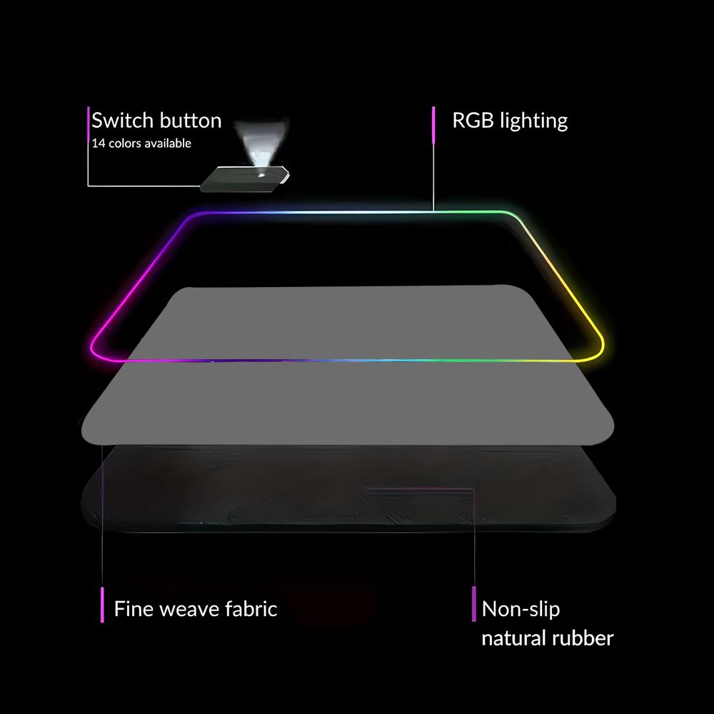 RGB HD Effen kleur Gaming-muis - Desk Setup With Keyboard Tray recensie en prijs