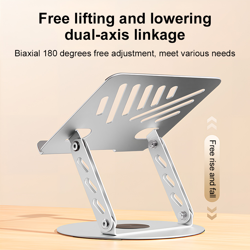 360 °   Roterende laptopstanda - Desk Setup Riser recensie en prijs