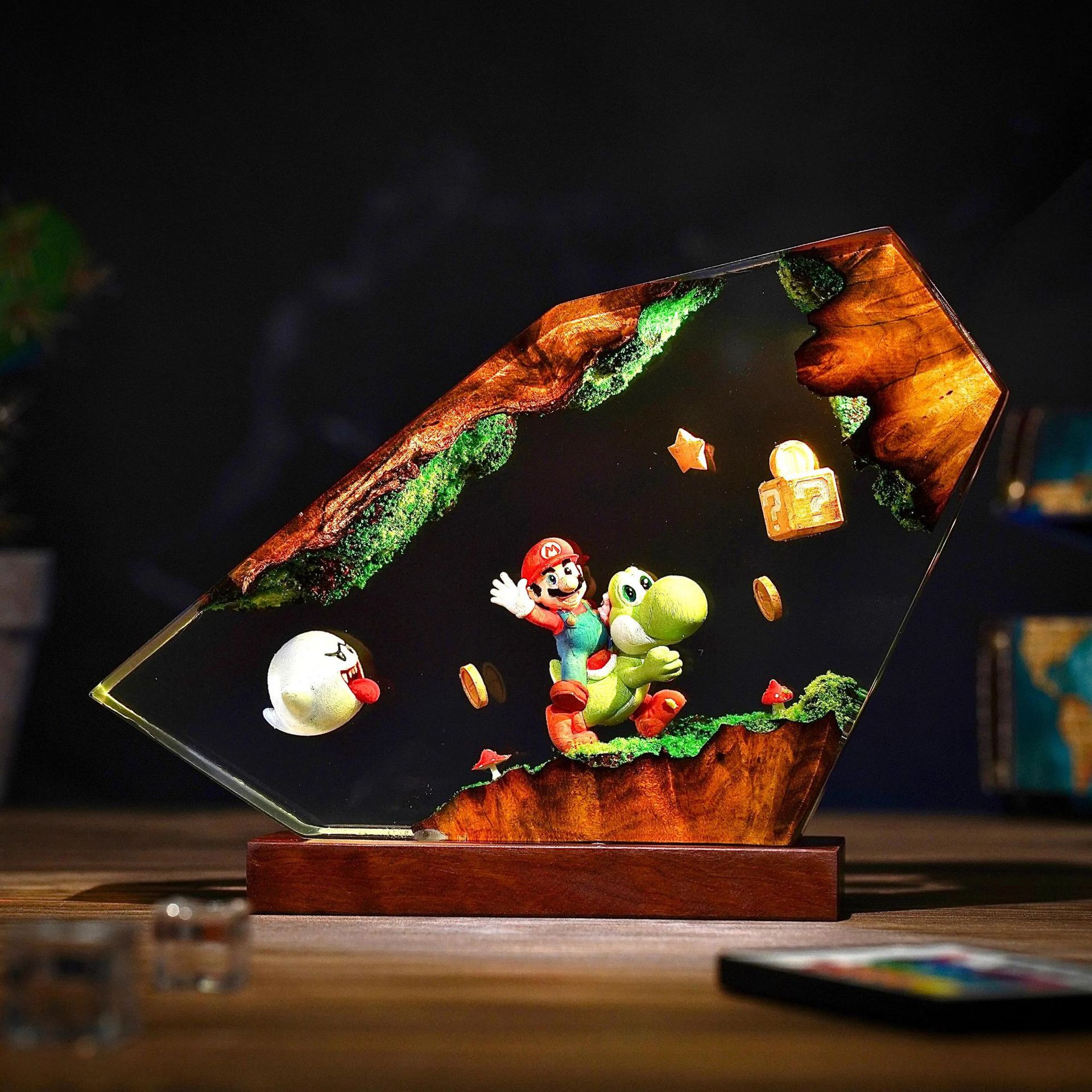 Tafellamp van hars, cartoon an - Desk Setup Equipment recensie en prijs