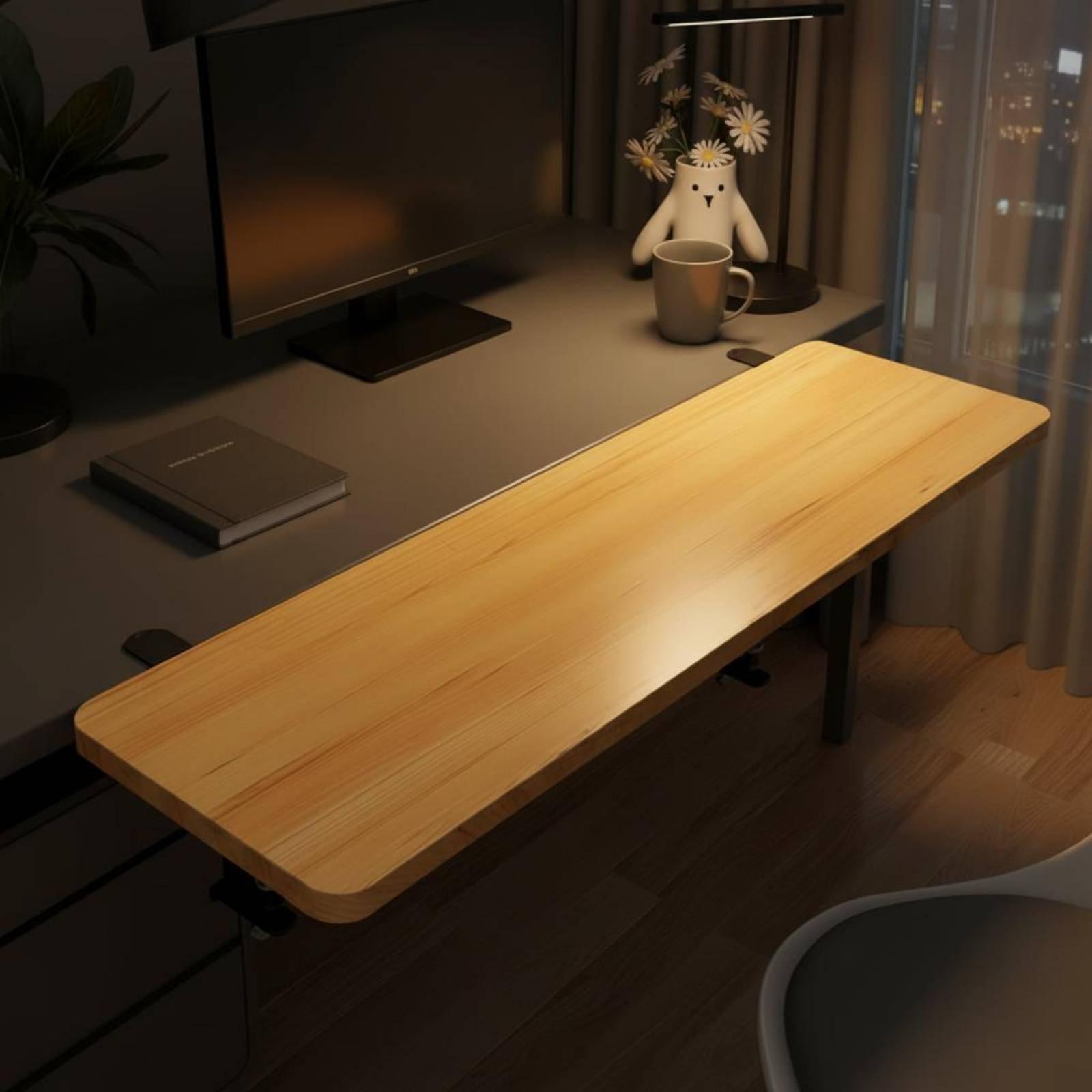 Opklapbare bureau plank bureau - Desk Setup With Keyboard Tray recensie en prijs