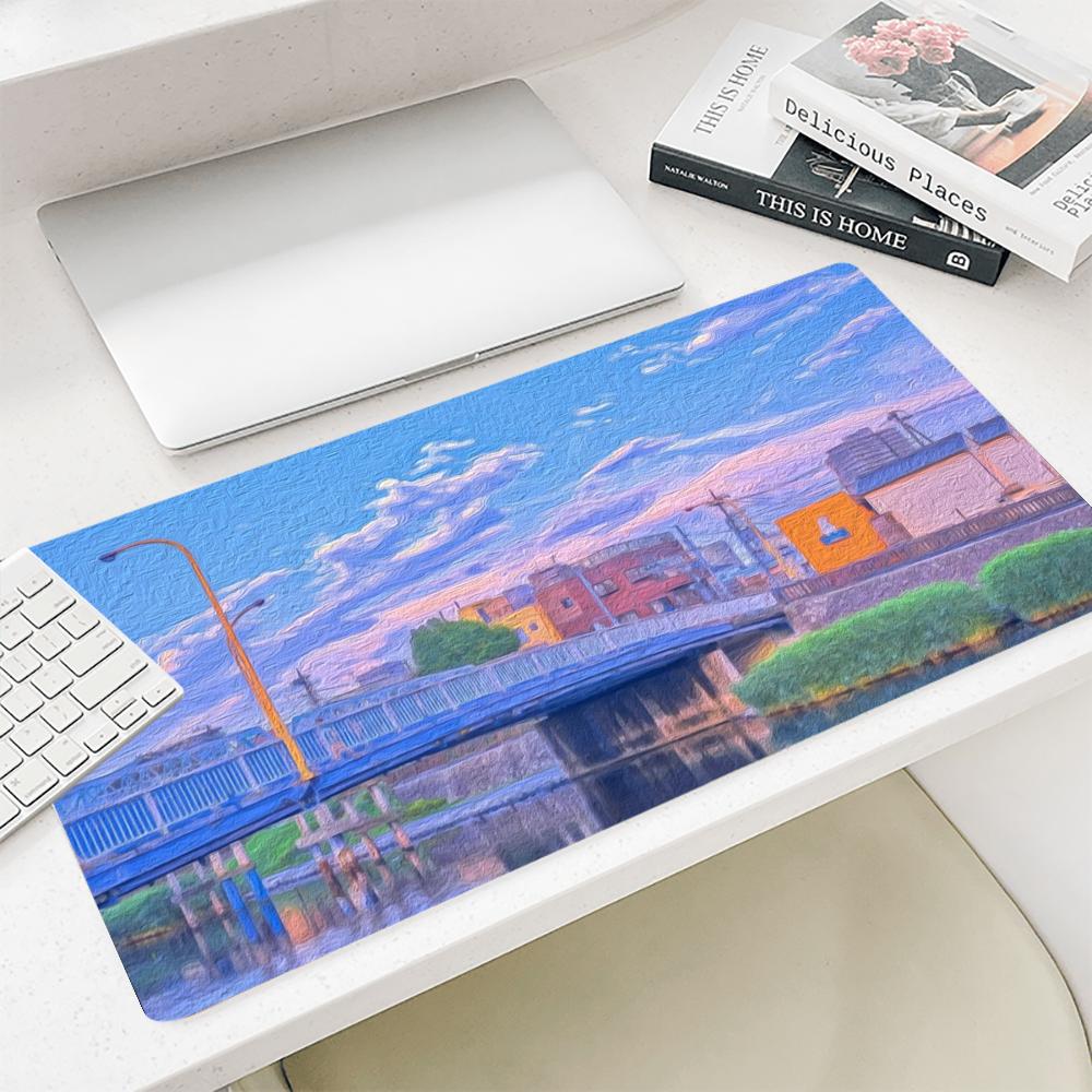 Stedelijk straatscène olieverf - Desk View Setup recensie en prijs