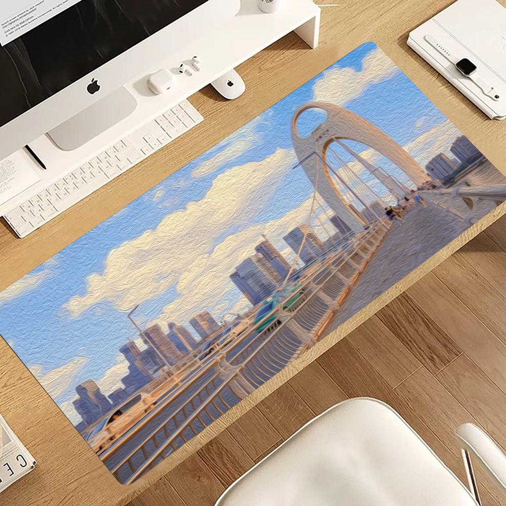 Stedelijk straatscène olieverf - Desk View Setup recensie en prijs