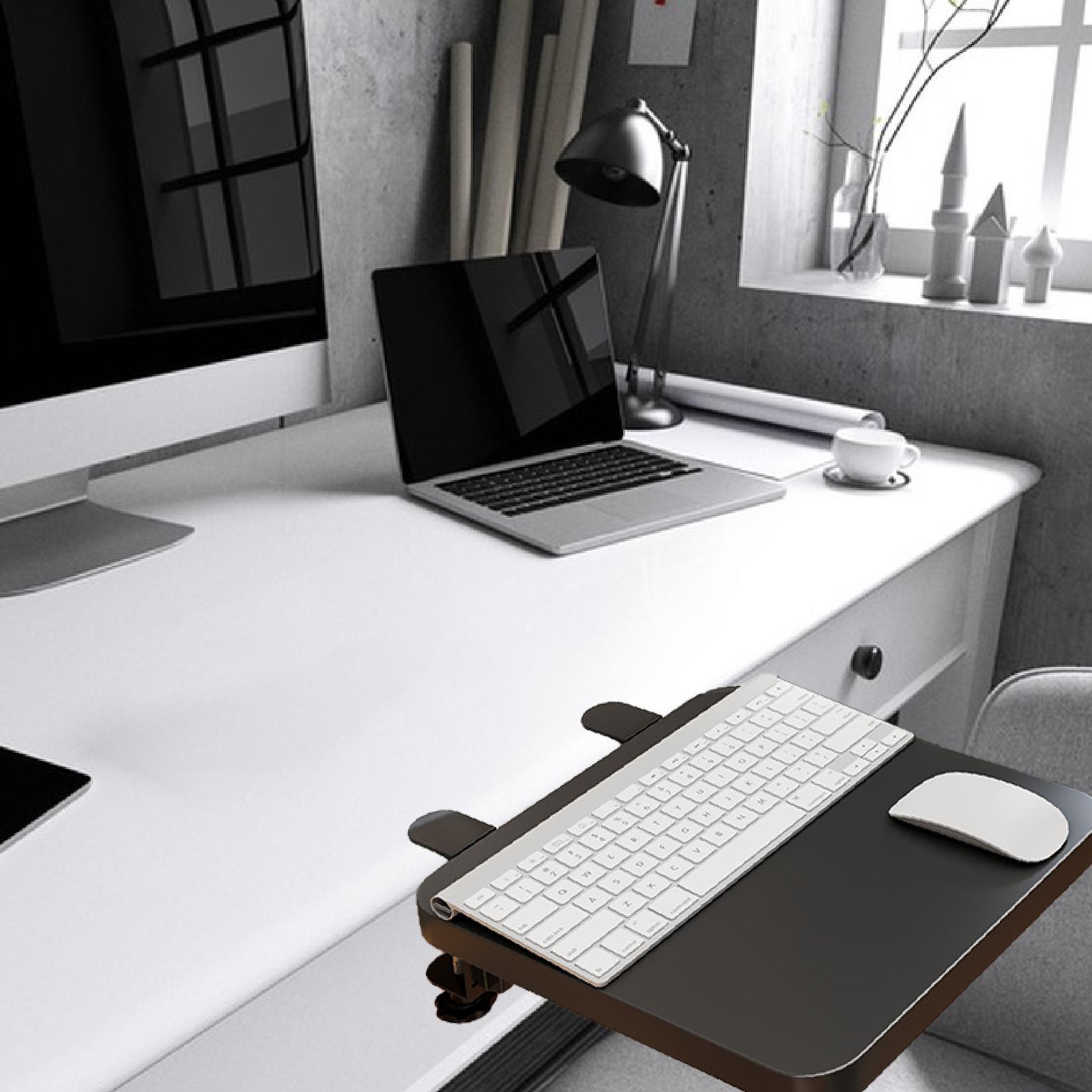 Verstelbare bureauverlenging,  - Desk Setup With Keyboard Tray recensie en prijs