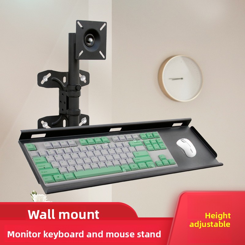 Verstelbare wandtoetsenbordlad - Desk Setup With Keyboard Tray recensie en prijs