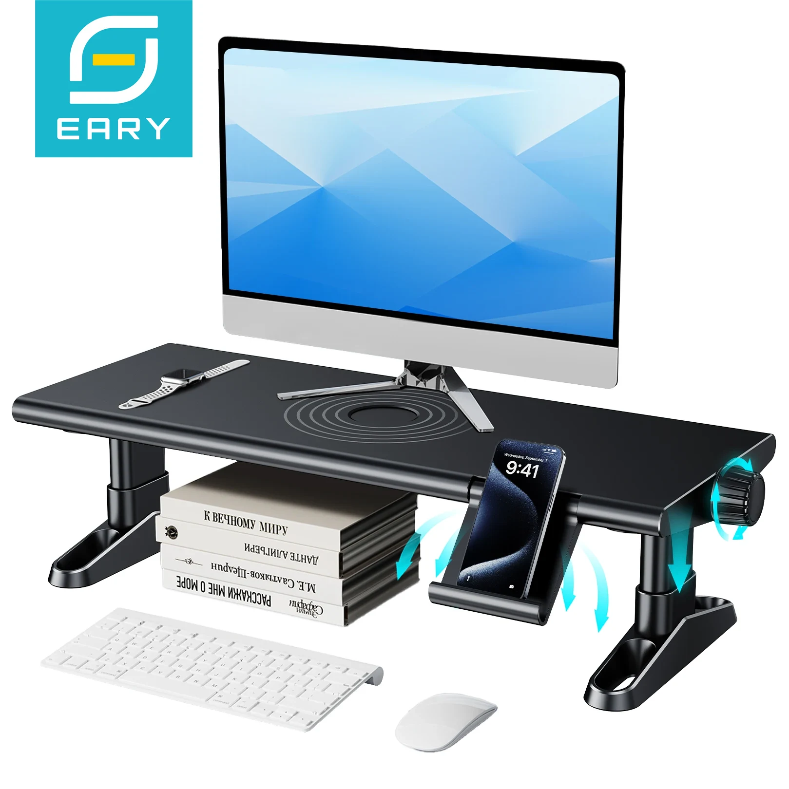 Eary Computer Monitor Staander - Desk Setup Riser recensie en prijs