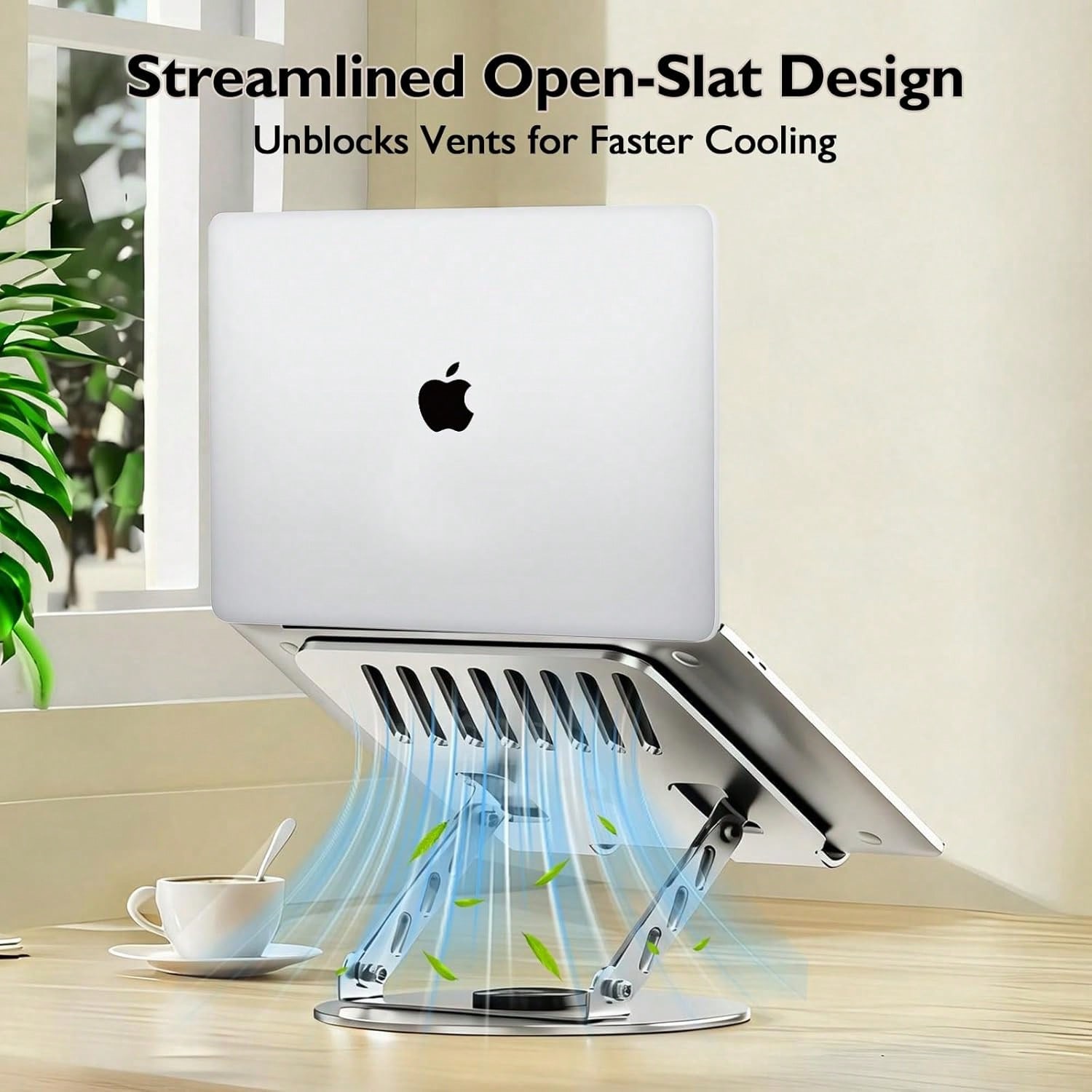360 °   Draaibare laptopstanda - Desk Setup Riser recensie en prijs