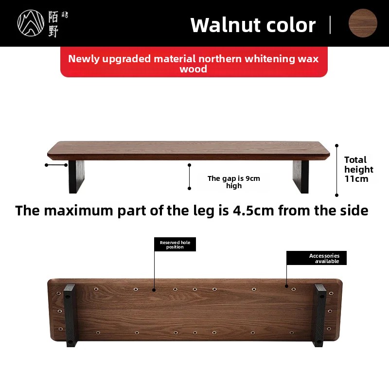 Massief Houten Monitor Riser S - Desk Setup Riser recensie en prijs