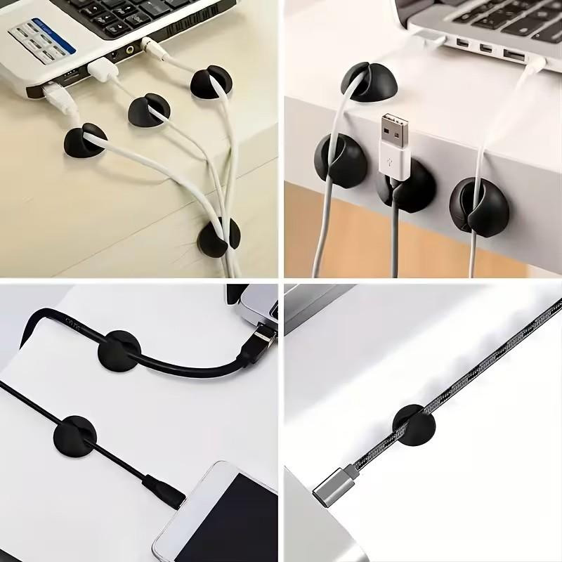 6/10/18-delige kabelorganizers - Desk Setup Equipment recensie en prijs