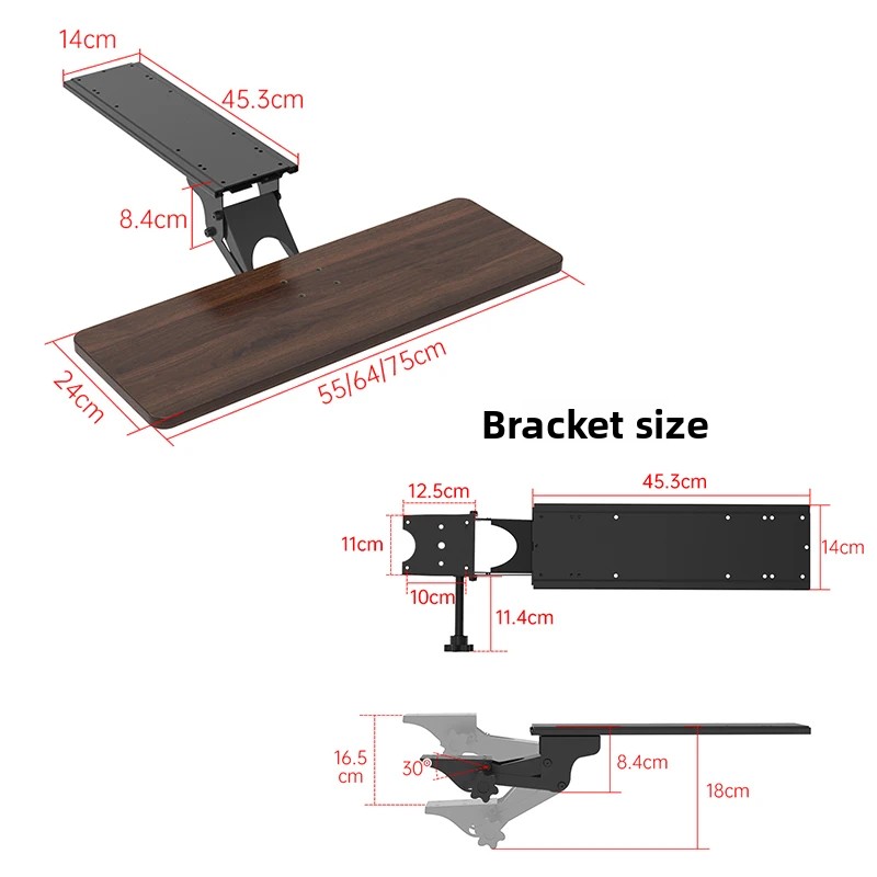 Ergonomische onderbureaustoel  - Desk Setup With Keyboard Tray recensie en prijs