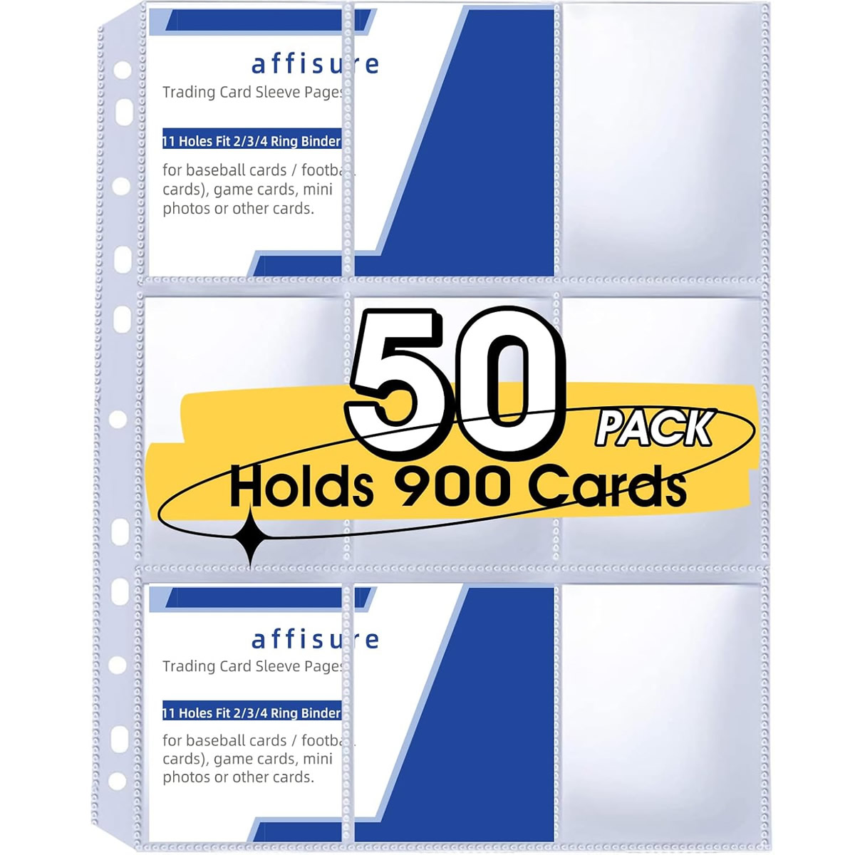 50 stuks 9-vakjes kaarthouders - Ring Binder Box recensie en prijs