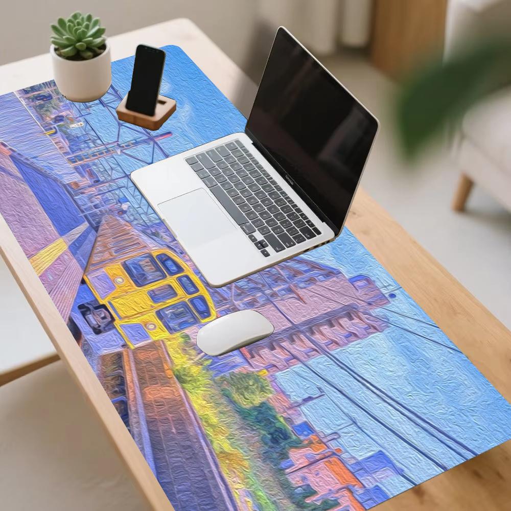 Stedelijk straatscène olieverf - Desk View Setup recensie en prijs