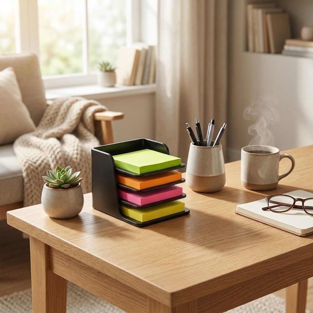 Stapelbare houder voor plaknot - Sticky Memo Holder recensie en prijs