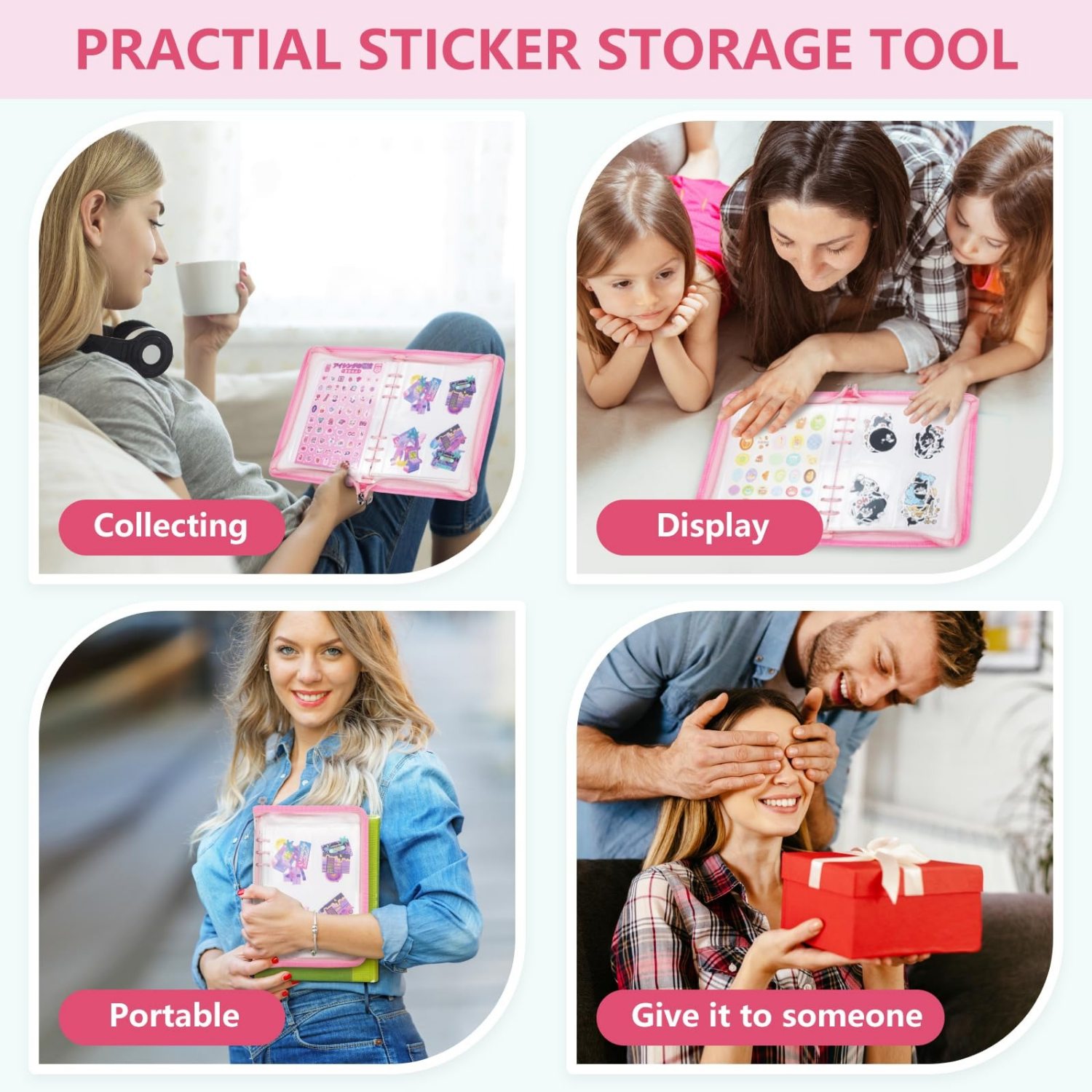 A5 Sticker Organizer Binder 6  - Ring Binder Box recensie en prijs